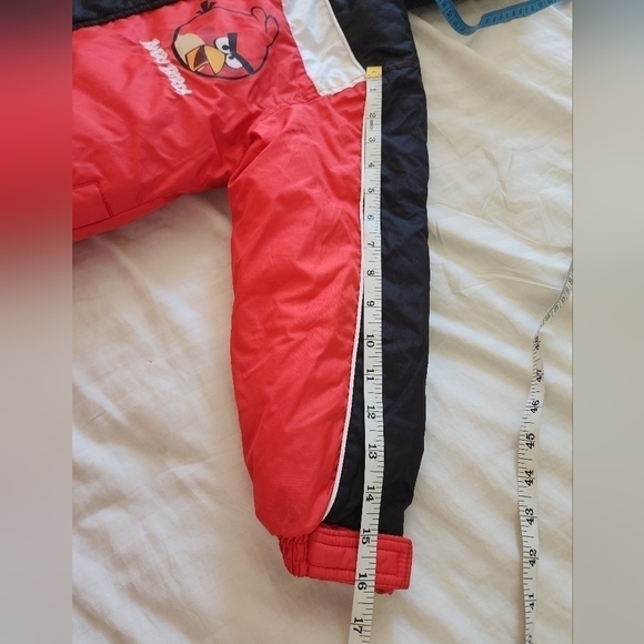 Angry Birds Children's Black/ Red Puffer Jacket size Medium - Picture 4 of 7